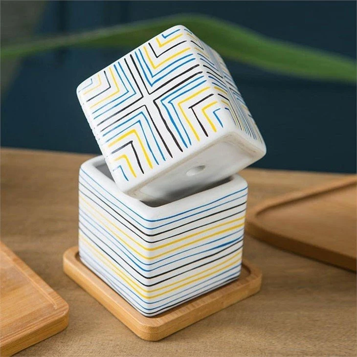 square ceramic plant pots 4